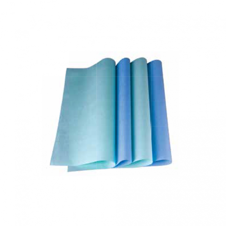 Sterilization Wrap Sheet Crepe 45 GSM 80X80cm Green