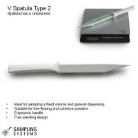 SteriWare Narrow V Spatula Type 2 - 100mm - Bx 100	-Cupped_V_Powder_Spatula-38.jpg