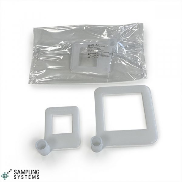 SteriWare® Swabbing Templates, HDPE, 50 x 50mm (50 per box)