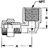 Elbow Adapter Female, Female NPT Threads, O.D Tube Size Inches (mm): 3/8 (9.52), Female NPT Size Inches (mm): 1/2 (12.70)-Elbow_Adapter_Female_Female_NPT_Threads3.jpg