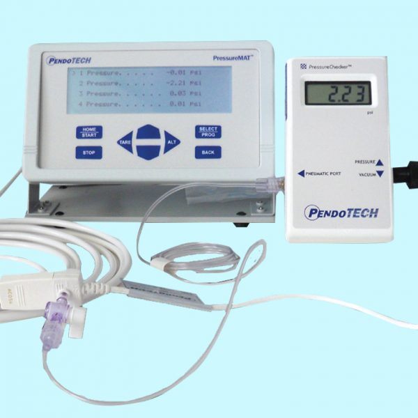 PressureMAT monitor, transmitter, alarm for 2 single use pressure sensors (2 analog outputs & 2 alarm relay outputs)
