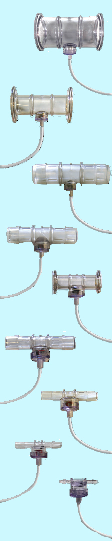 Single Use Pressure Sensor, non-sterile, polycarbonate, 1/4 inch hose barb, with 0-30psi NIST certificate