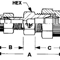 Straight Union Reducer, O.D Tube Size (X) Inches (mm): 3/8 (9.52), (Y) : 1/2 (12.70)-Straight_Union_Reducer3.jpg