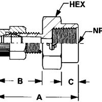 Union Adapter Female, Female NPT Threads, O.D Tube Size Inches (mm): 1/4 (6.35), Female NPT Size Inches (mm): 1/4 (6.35)-Union_Adapter_Female_Female_NPT_Threads1.jpg
