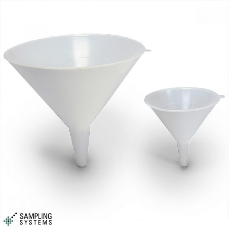 Liquid funnel, PP, 100mm Dia., 11 mm spout dia.