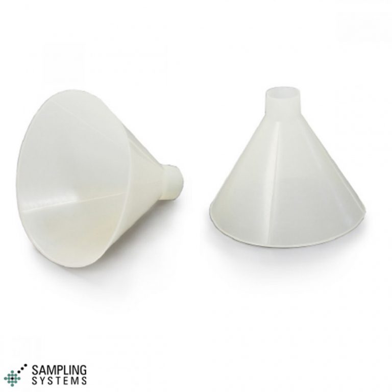 PP Powder funnel, 100mm Dia. 26mm spout dia